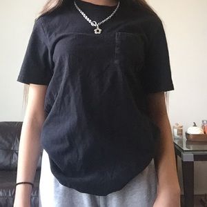 Black vans tee